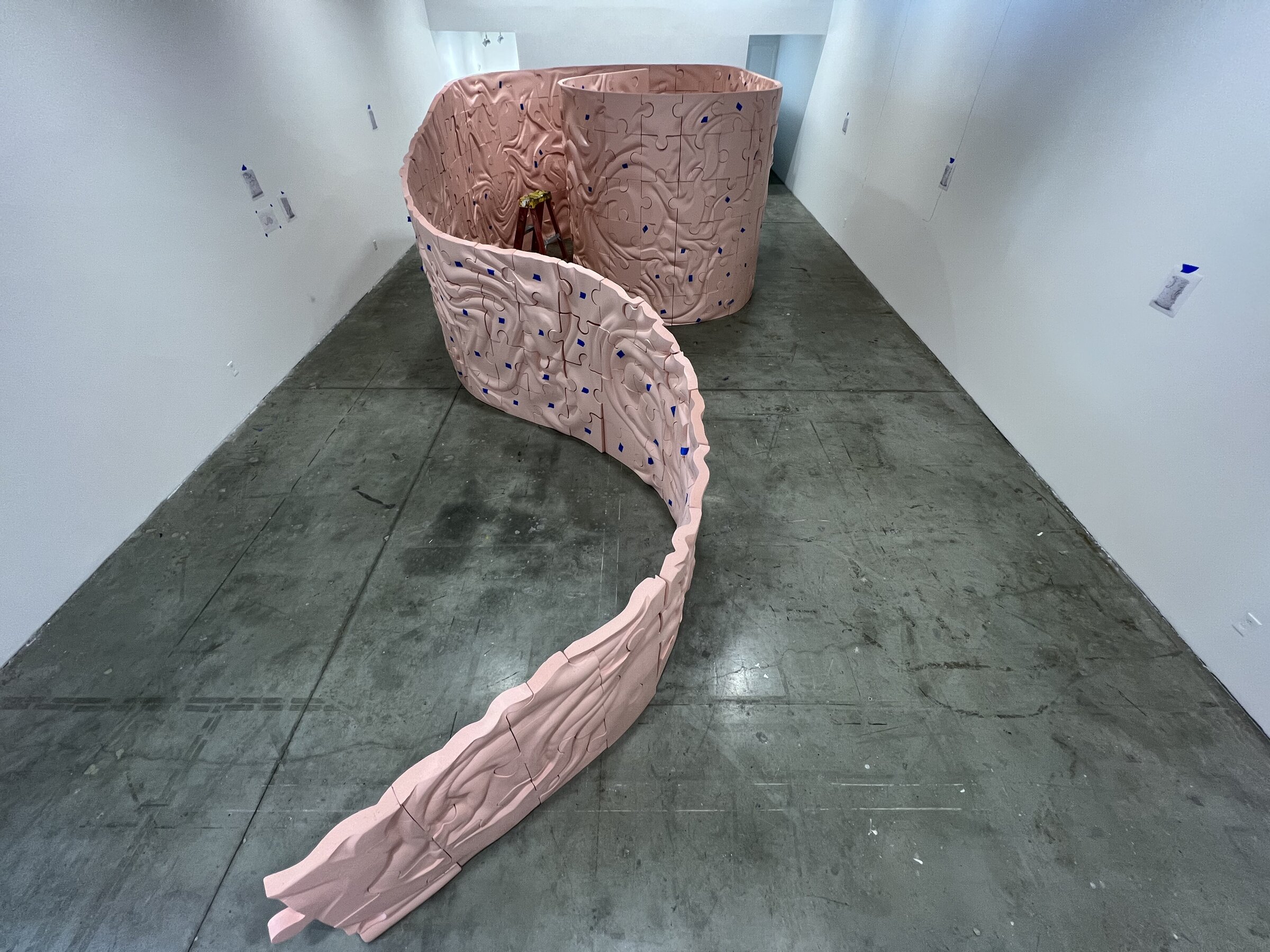 Labyrinth interior, spatial view