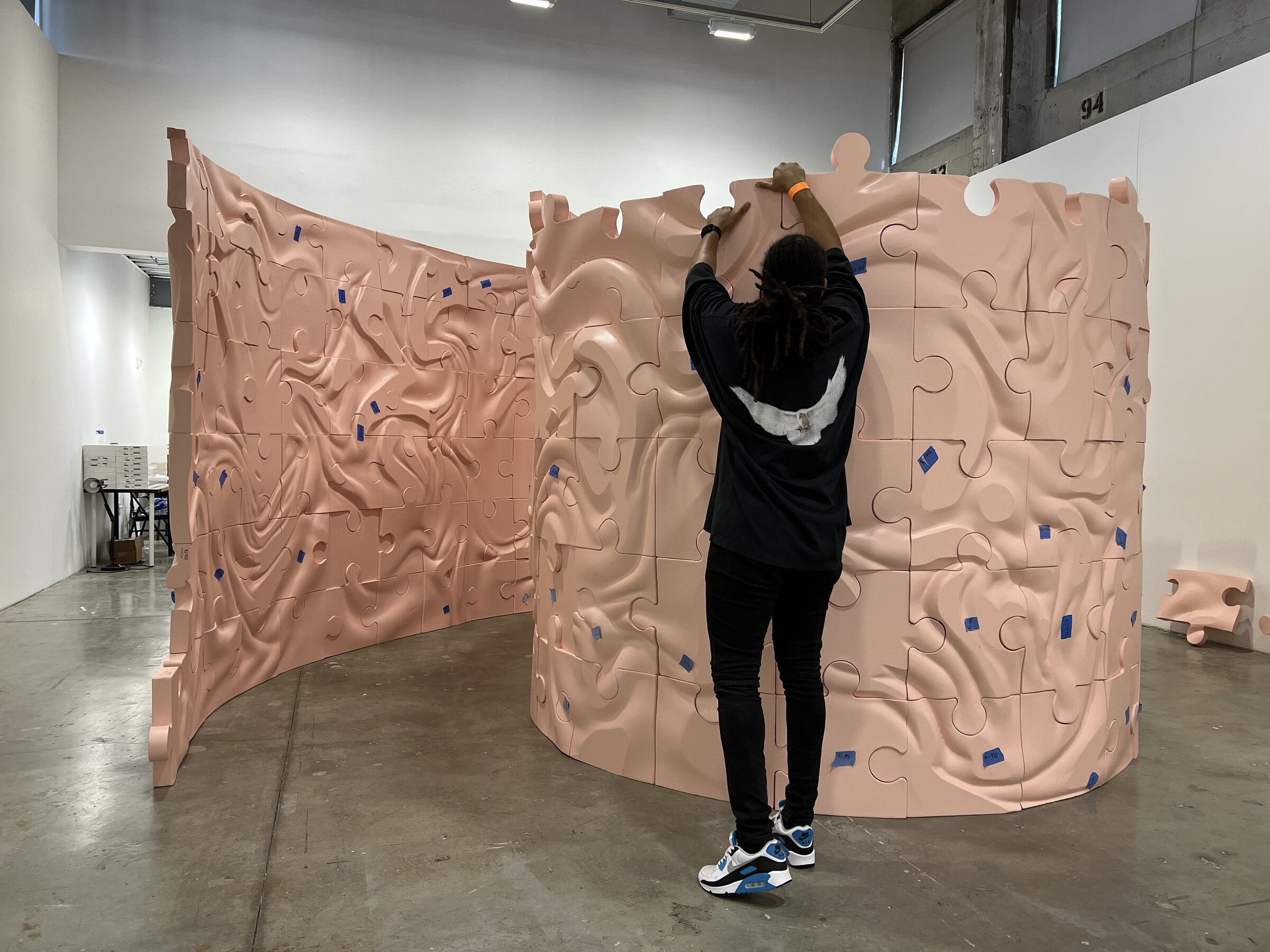 Installation view, second angle