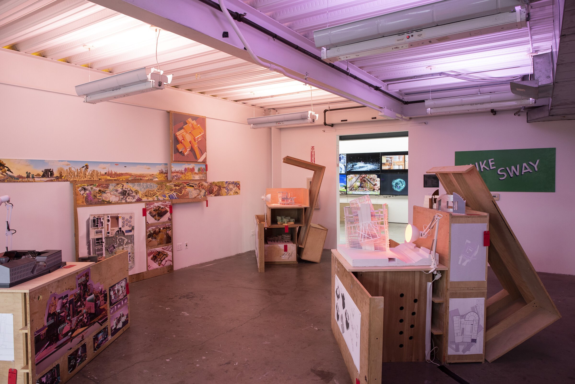 Spatial view, fourth angle