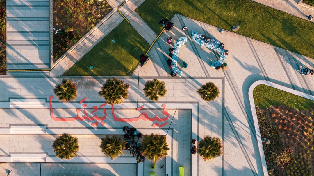 Spatial view, second angle